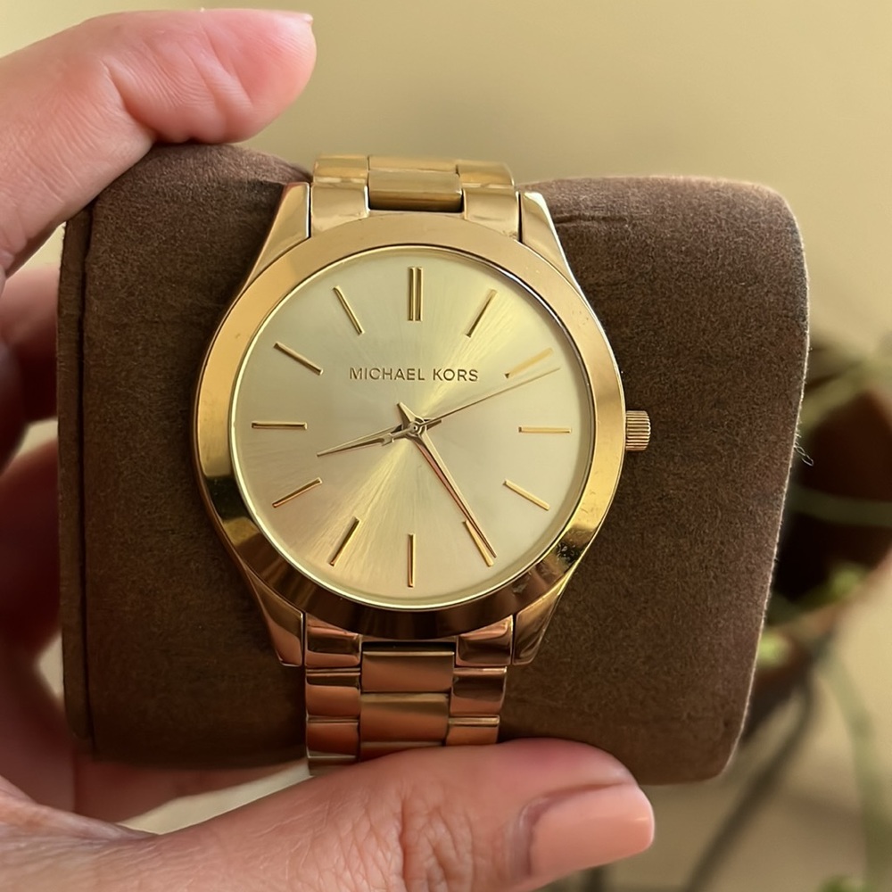Gold Michael kors watch
